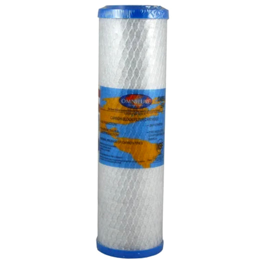 12 Pack Omnipure OMB934XF - 10 MIC Coconut Shell Carbon Block Filter Cartridge - Free Purity