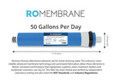 5 Pack Valuetrex VX-TW30-50D 50GPD - Reverse Osmosis Membrane - Free Purity