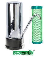 H2O Eco-Carb Countertop Filter Unit With Cartridge - Free Purity