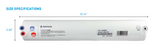 PENTAIR GRO-36EN, 50EN, 75EN - 1:1 Ratio Super High Efficiency, Encapsulated Reverse Osmosis Membrane - Free Purity